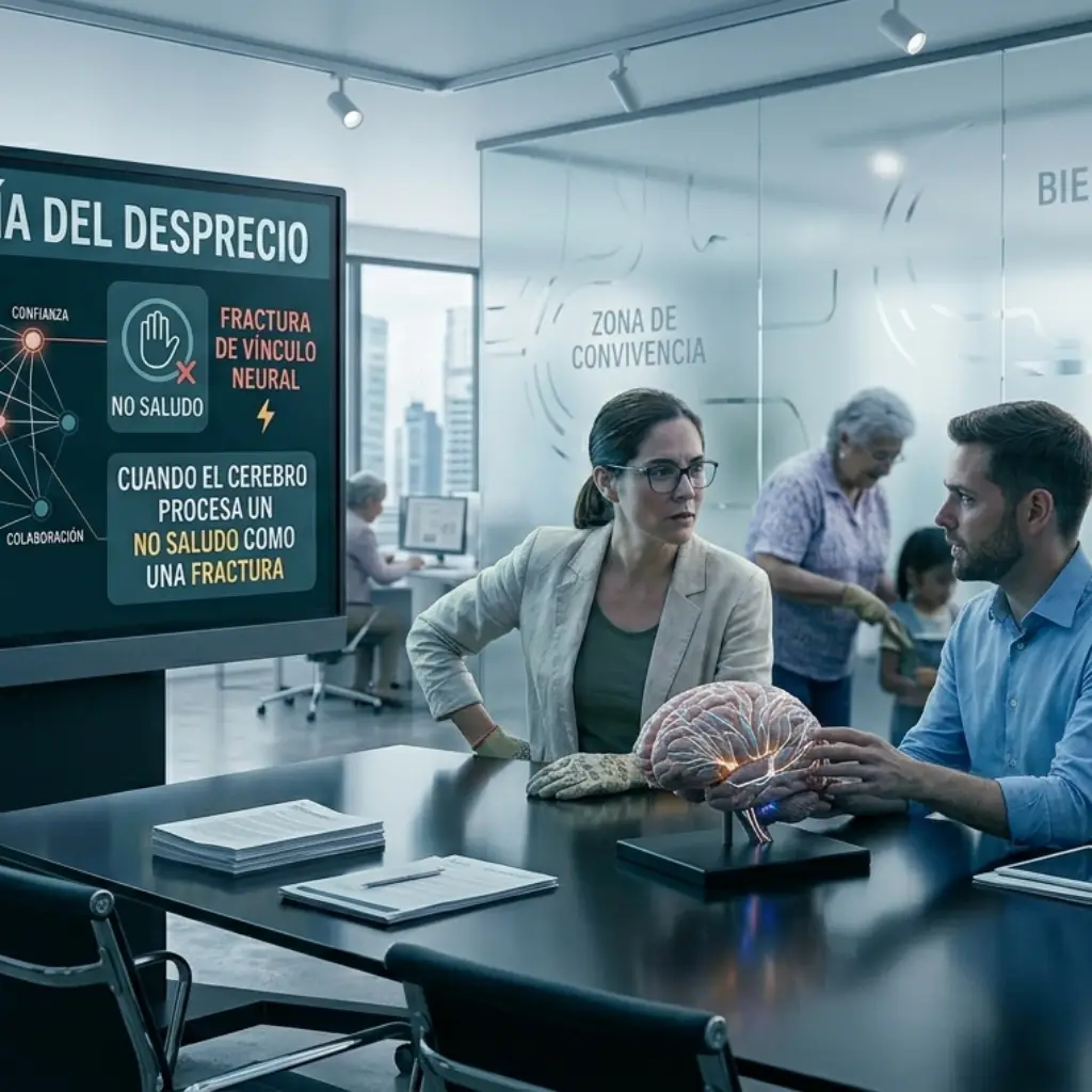 La fisiología del desprecio - cuando el cerebro procesa un no saludo como una fractura